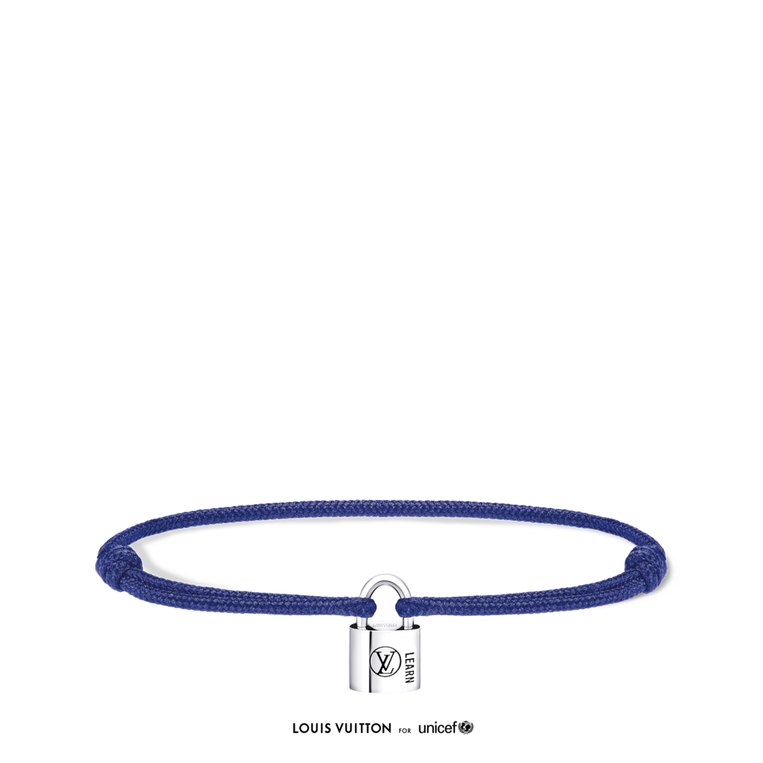 Pulseira Silver Lockit em Prata de Lei Preta Esmaltada com Cordão